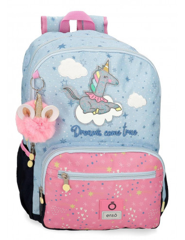 MOCHILA ADAP. 44CM.2C.ENSO DREAMS COME TRUE